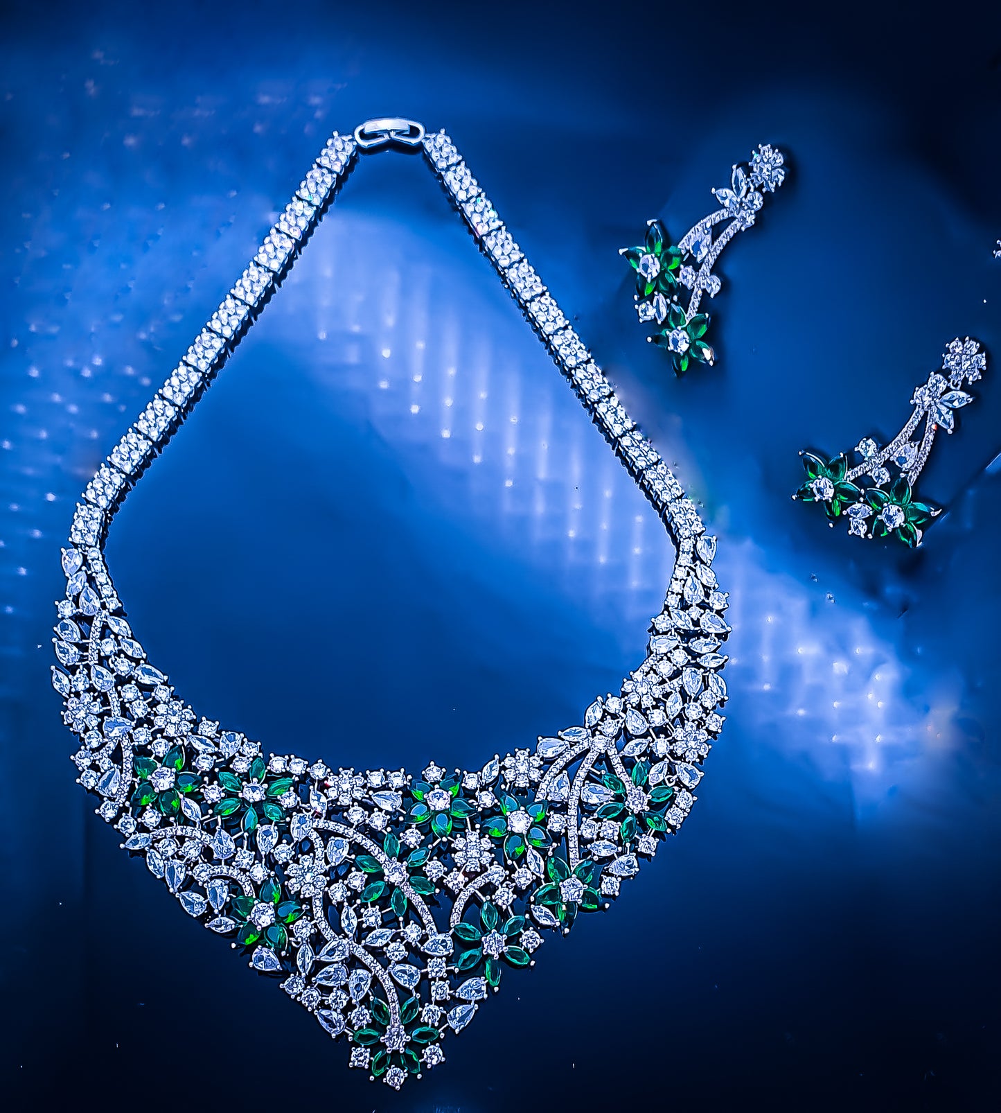 Raani's Verdant Regalia Necklace Set