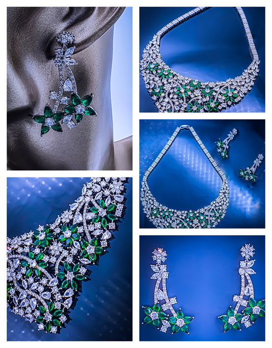 Raani's Verdant Regalia Necklace Set