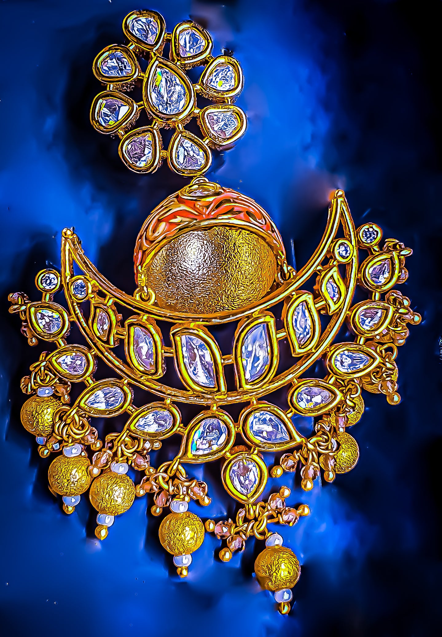 Raani's Vintage-inspired Artisanal Kundan Earrings