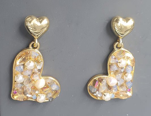 Raanis Primrose Heart Earrings