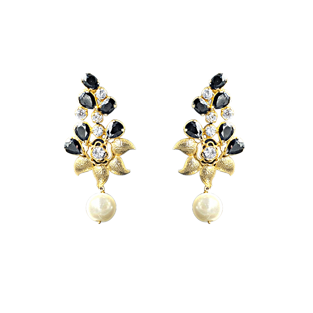 Enhance your special occasion look with Light-Weight Designer Ethnic Indian Earrings that exude modern elegance. These earrings are adorned with sparkling cubic zirconia and faux pearl, creating a dazzling effect that catches the light beautifully. Crafted with gold-plated brass, they offer a warm and luxurious shine that complements any outfit. These earrings are the epitome of sophistication and style, making them the perfect accessory to elevate your ensemble.